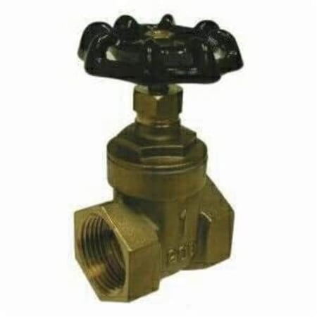 Gate Valve, 212 Nominal Size, 8 TPI FNPT, 200 Psi WOG125 Psi WSP, Full Port, Media Cold Water,